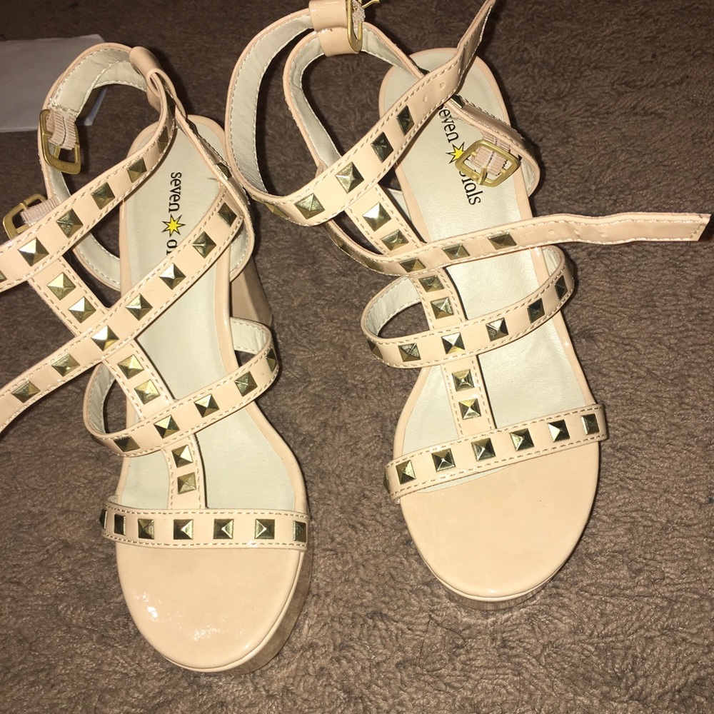 Studded heels